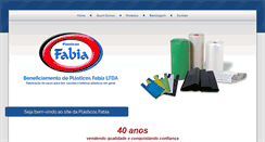 Desktop Screenshot of plasticosfabia.com.br