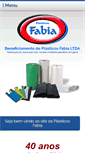 Mobile Screenshot of plasticosfabia.com.br