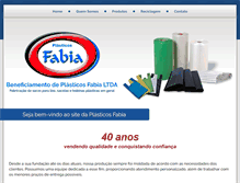 Tablet Screenshot of plasticosfabia.com.br